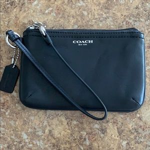 Black Coach Wristlet